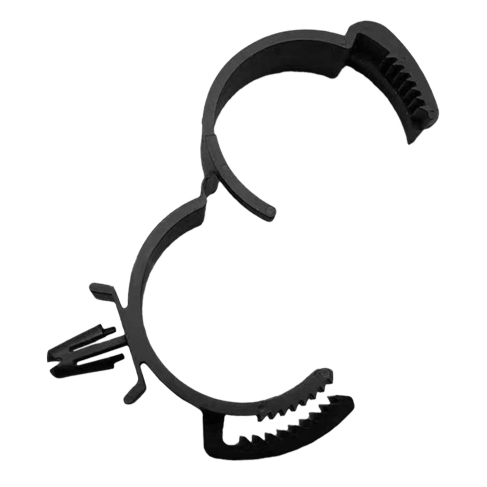 Plastic Pipe Clip - Car Water Hose Mount Clip Black
