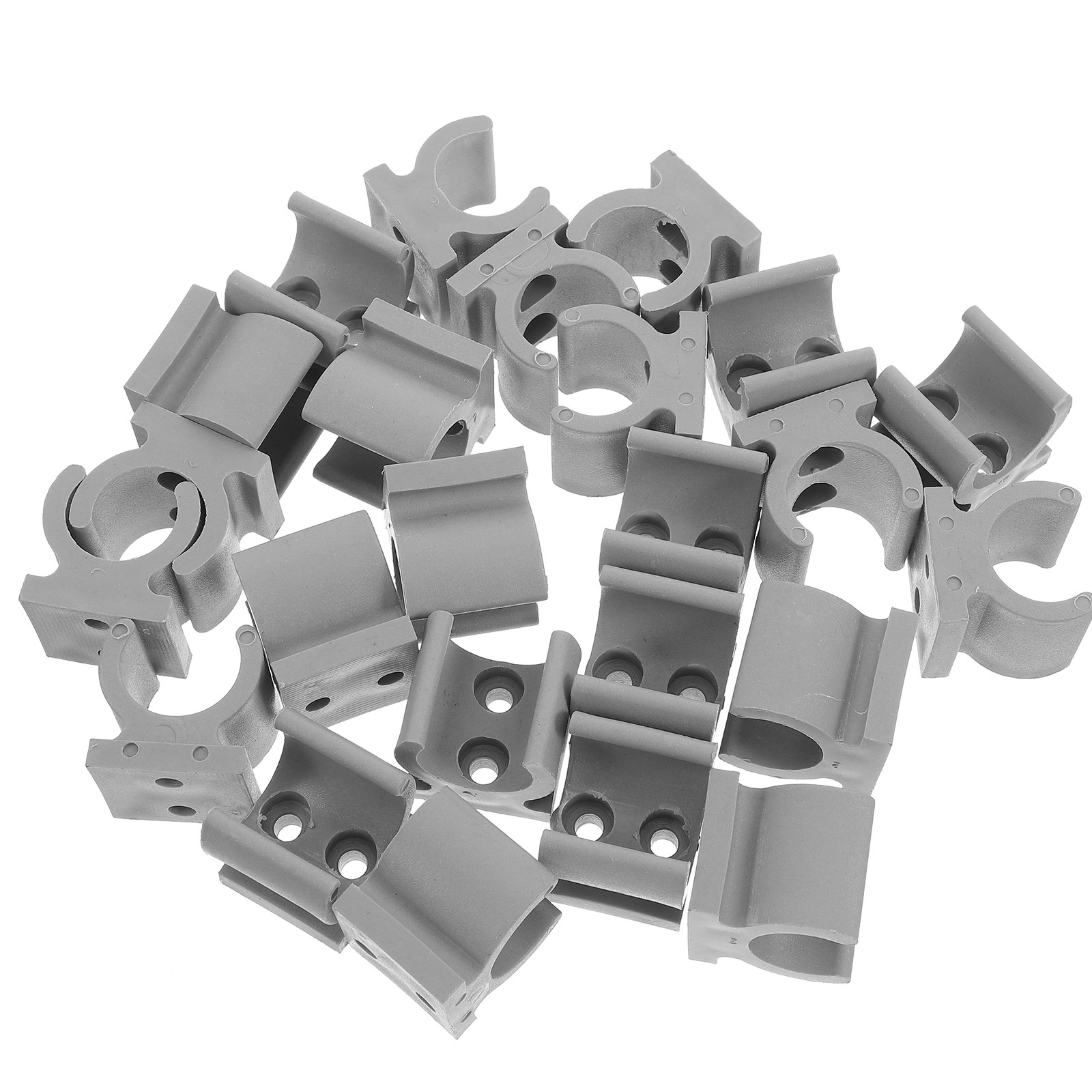 24Pcs Wheelchair Commode Chair - Plastic Pipe Clip 评论和价格