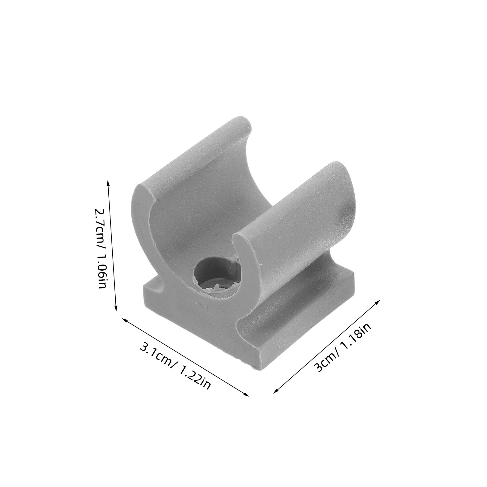 24Pcs Wheelchair Commode Chair - Plastic Pipe Clip 评论和价格