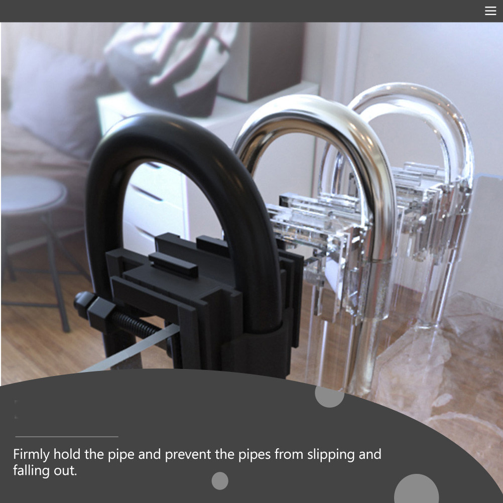 2Pcs Acrylic Fixing Clamps Wat - Plastic Pipe Clip 评论和价格